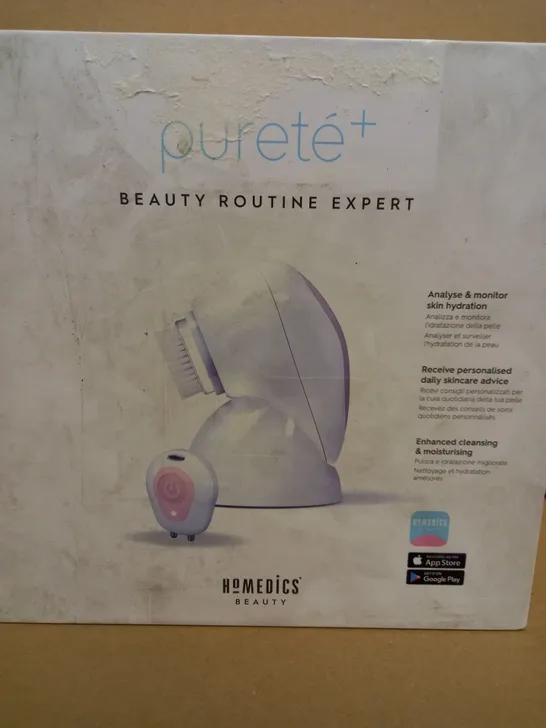 HOMEDICS CLEANING AND EXFOLIATING BRUSH BEAUTY ROUTINE EXPERT 