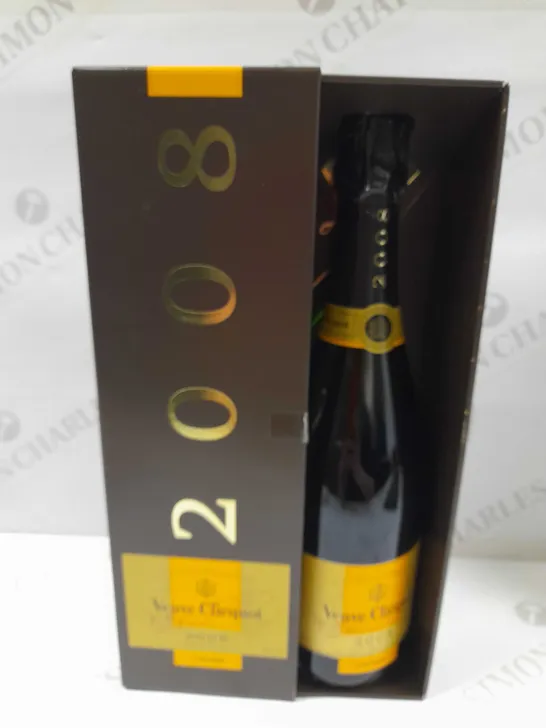 BOXED VEUVE CLICQUOT 2008 VINTAGE CHAMPAGNE 750ML