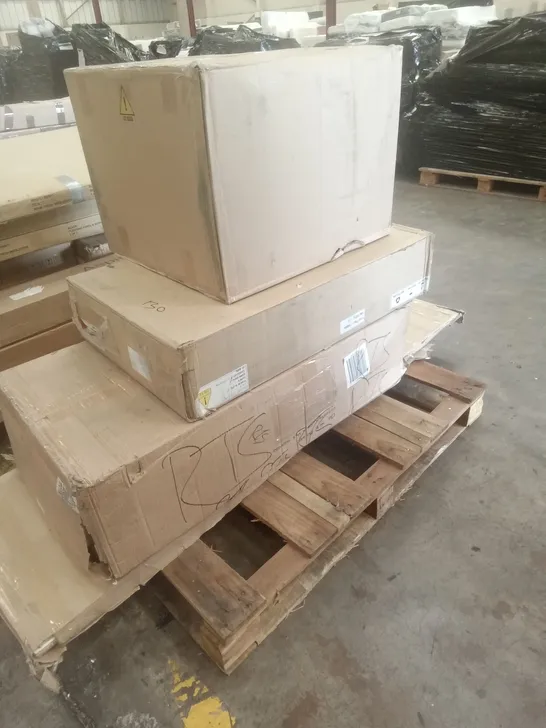 PALLET OF ASSORTED FURNITURE PARTS 