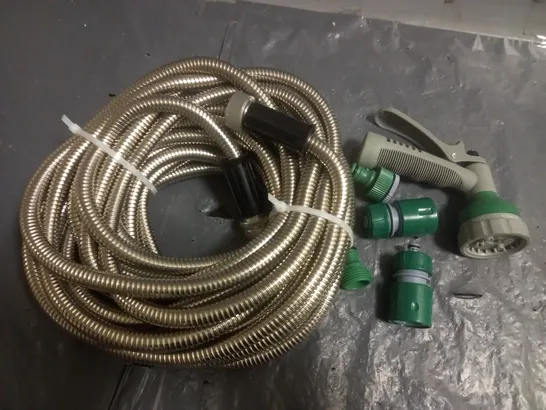 50FT STAINLESS STEEL GARDEN HOSE