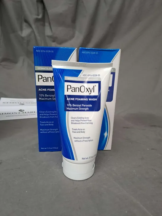 LOT OF 2 PANOXYL ACNE FOAMING WASH 156G