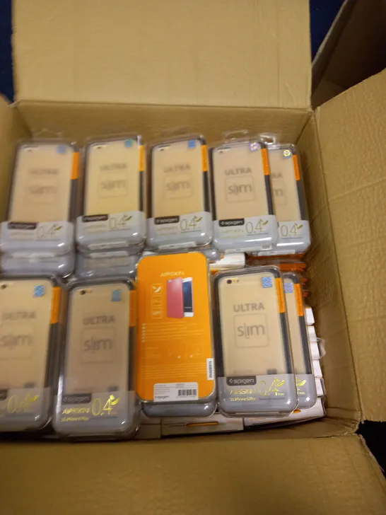 BOX OF APPROXIMATLEY 195 SPIGEN AIRSKIN CASES FOR IPHONE 6 PLUS 