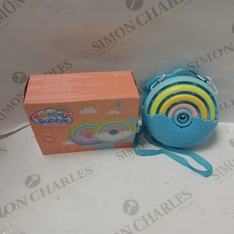 BOXED BATTERY POWERED RAINBOW BUBBLE COLOURFUL LIGHT