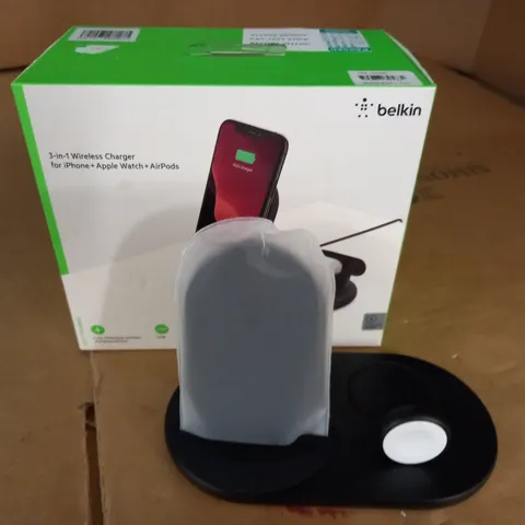 BELKIN 3 IN 1 WIRELESS CHARGER FOR APPLE DEVICES