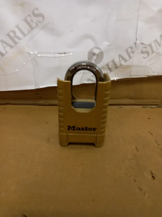 MASTER LOCK M1177EURD BRASS HEAVY DUTY SOLID PADLOCK