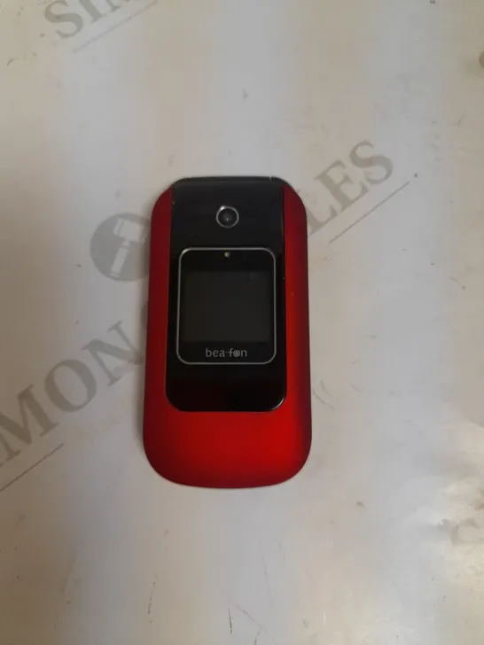 BEAFON SL580A FLIP MOBILE PHONE - RED