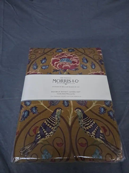 SEALED THE ORIGINAL MORRIS & CO DOUBLE DUVET COVER SET- 200CM X 200CM