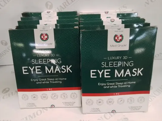 LOT OF 11 BRAND NEW MEDIGRADE SLEEPING EYE MASKS