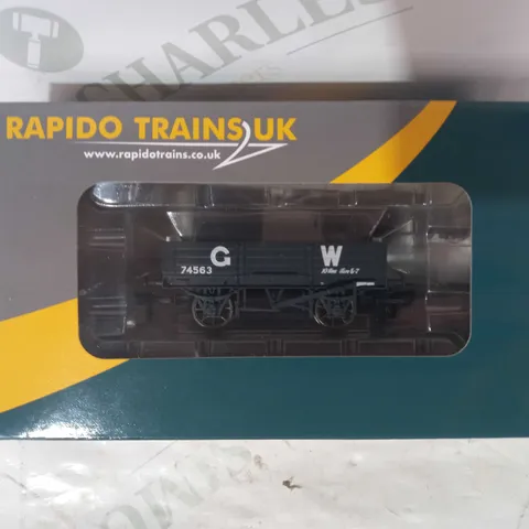 RAPIDO TRAINS UK 925003 00 GAUGE GWR 4-PLANK OPEN GREY NO. 74563