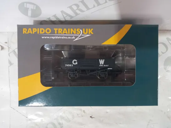 RAPIDO TRAINS UK 925003 00 GAUGE GWR 4-PLANK OPEN GREY NO. 74563