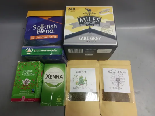 LOT OF 6 ASSORTED PACKS OF TEA BAGS