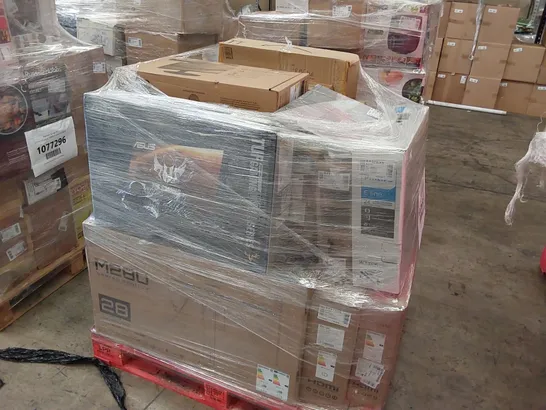 PALLET OF APPROXIMATELY 21 UNPROCESSED RAW RETURN MONITORS TO INCLUDE;