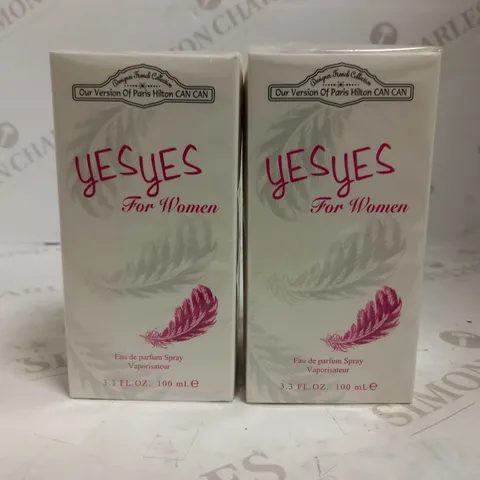 LOT OF 11 DFC YES YES EDP 100ML