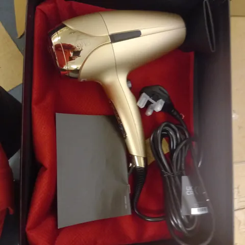 HELIOS PROFESSIONAL HAIRDRYER WITH EXCLUSIVE RED VELVET LUXUARY ZIP BAG