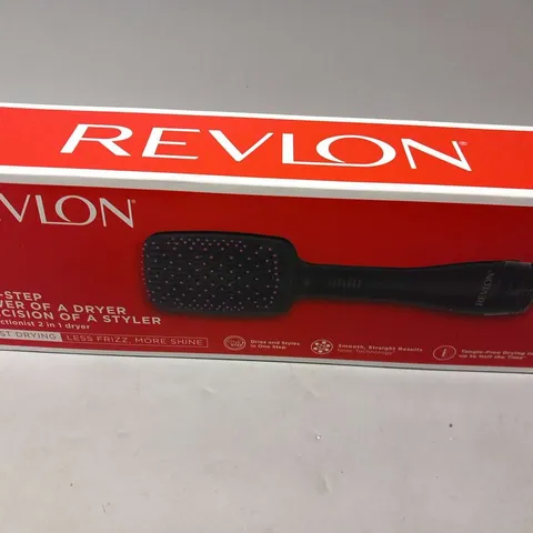 BOXED REVLON ONE-STEP POWER OF A DRYER PRECISION OF A STYLER PERFECTIONIST 2 IN 1 DRYER