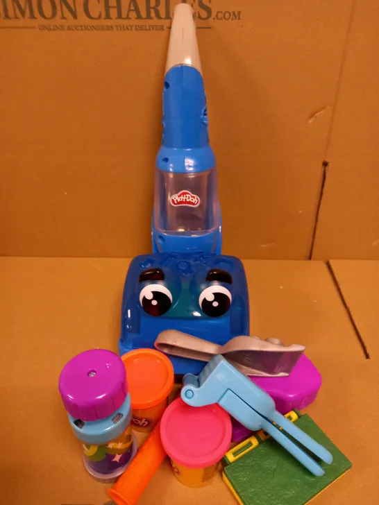 BOXED PALY-DOH PLAYDOH ZOOM ZOOM VACUUM & CLEANUP SET RRP £25