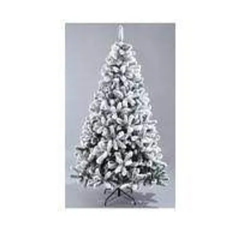 BOXED 7FT FLOCKED EMPEROR TREE - COLLECTION ONLY