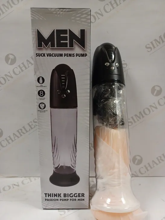 BOXED THINK BIGGER VACUUM PENIS PUMP FOR MEN 