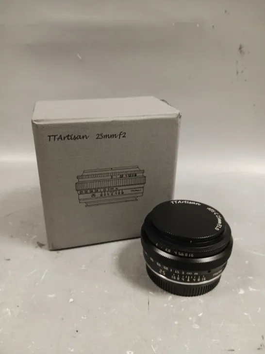 BOXED TTARTISAN 25MM F2 CAMERA LENS 