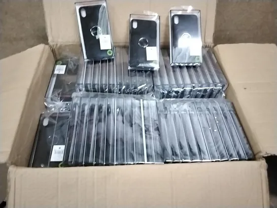 LOT CONTAINING APPROXIMATELY 250 BOXED SEALED IPHONE XS MAX CASES IN BLACK