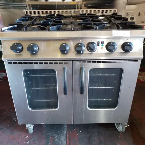 MOORLAND VULCAN 6 BURNER GAS COOKER