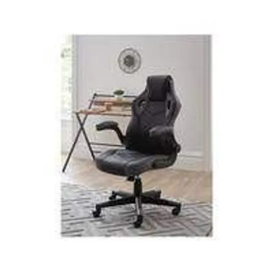 BOXED JESPOR GAMING CHAIR IN BLACK/GREY  RRP £139
