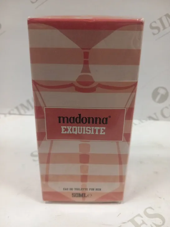 BOXED AND SEALED MADONNA EXQUISTITE EAU DE TOILETTE 50ML 