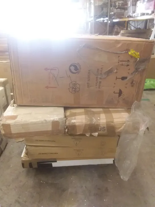 PALLET OF ASSORTED SPARE FURNITURE PARTS