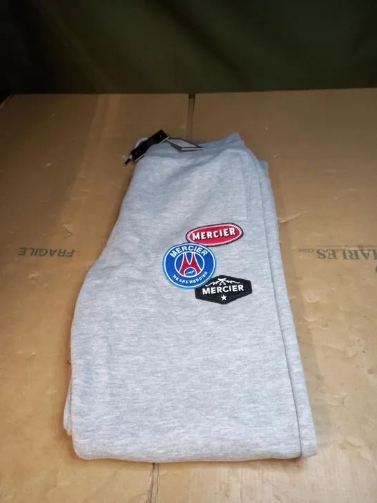 MERCIER PARIS BADGE FLEECE JOGGERS SIZE XL