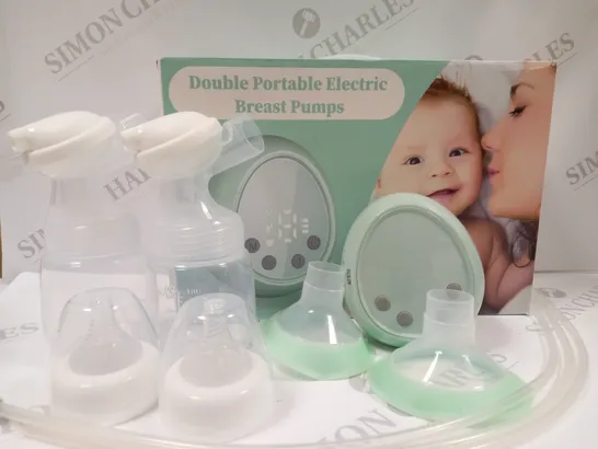 BOXED DOUBLE PORTABLE ELECTRIC BREAST PUMPS 