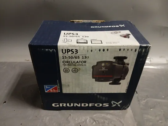 BOXED GRUNDFOS UPS3 CIRCULATOR