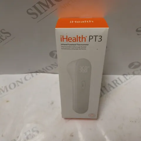 BOXED AND SEALED IHEALTH PT3 INFRARED FOREHEAD THEROMOMETER