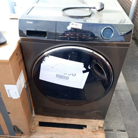 HAIER HWD100-B14979S FREESTANDING WASHER DRYER, 1400RPM 10KG/6KG LOAD, GRAPHITE