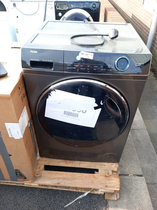 HAIER HWD100-B14979S FREESTANDING WASHER DRYER, 1400RPM 10KG/6KG LOAD, GRAPHITE