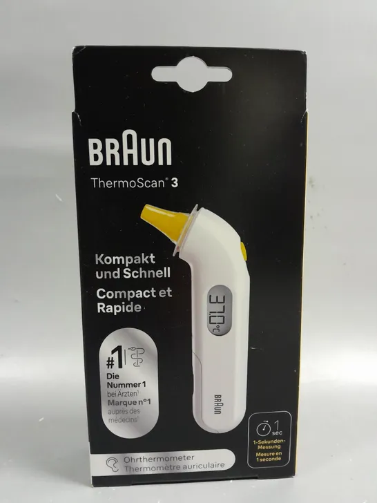 BOXED BRAUN THERMOSCAN 3 