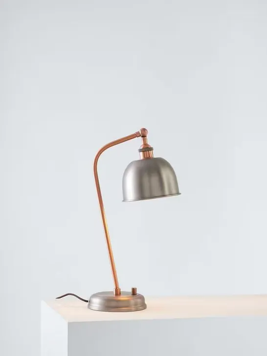 BALDWIN DESK LAMP PEWTER