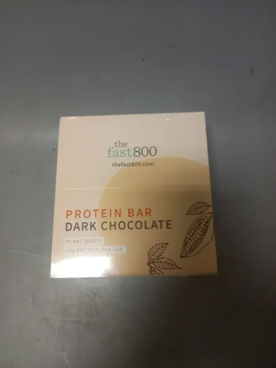 THE FAST 800 PROTEIN BAR DARK CHOCOLATE 12X