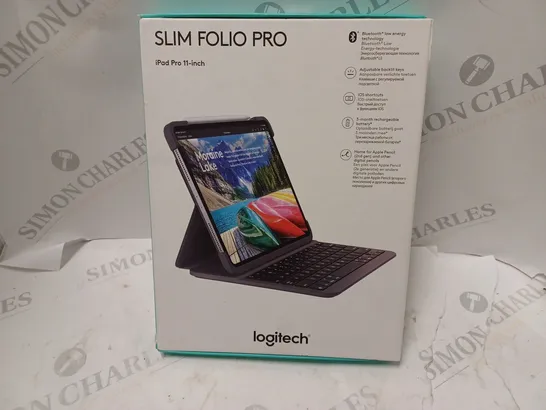 BOXED LOGITECH SLIM FOLIO IPAD PRO 11-INCH CASE