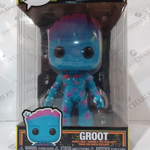 BOXED FUNKO POP GUARDIANS OF THE GALAXY 1242 GROOT COLLECTIBLE BOBBLE-HEAD