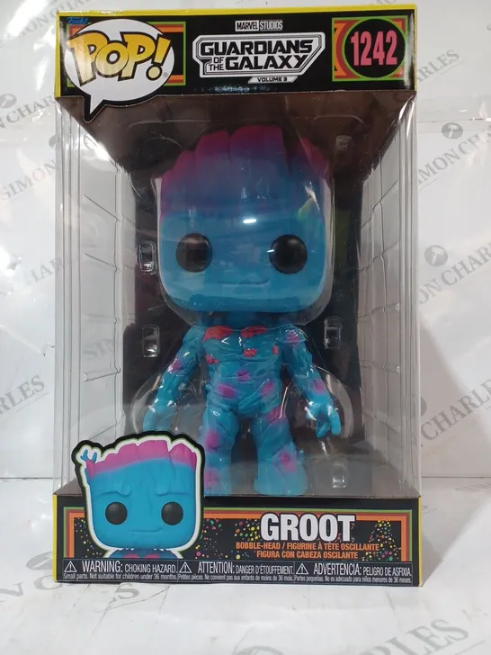 BOXED FUNKO POP GUARDIANS OF THE GALAXY 1242 GROOT COLLECTIBLE BOBBLE-HEAD