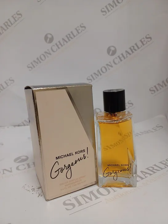 BOXED MICHAEL KORS GORGEOUS! EAU DE PARFUM 100ML