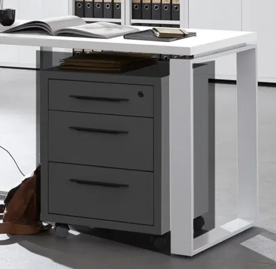 BOXED DISEGNO DESK GREY/SILVER (2 BOXES)