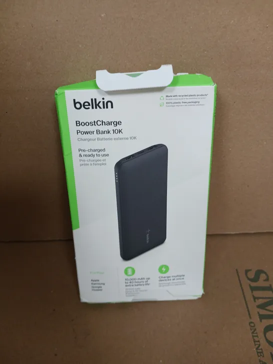 BELKIN 10,000MAH POWERBANK TWIN PACK - 3 PORT, 15W OUTPUT, FAST CHARGING, BLACK