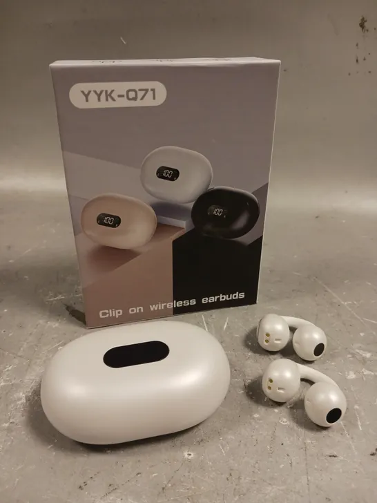 BOXED YYK-Q71 CLIP ON WIRELESS EARPHONES 