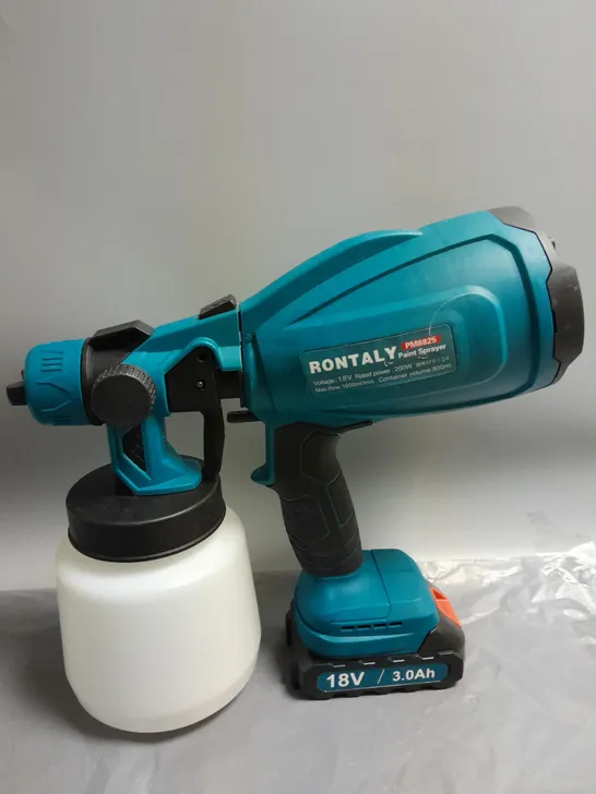 RONTALY PAINT SPRAYER PM8825 18V 3.0AH IN BLUE