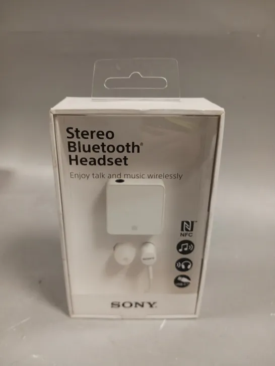 BOXED SONY STEREO BLUETOOTH HEADSET 