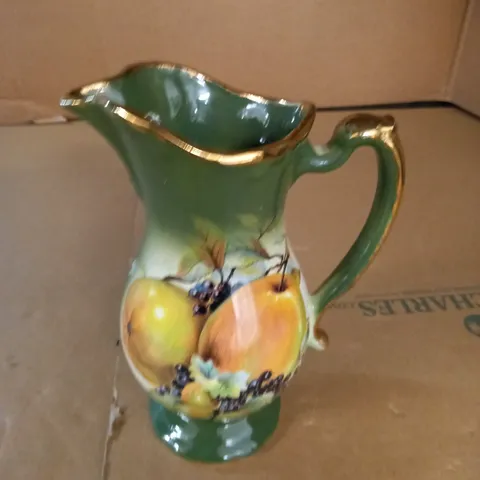 STAFFORDSHIRE IRON STONE DECORATIVE JUG