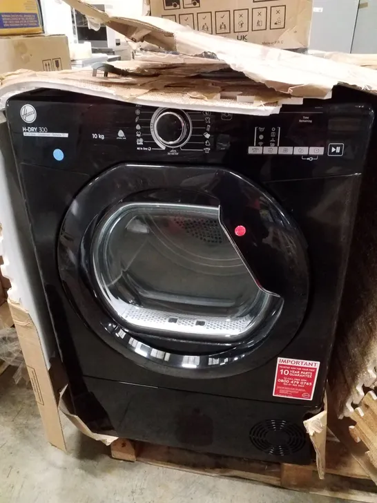 HOOVER H-DRY 300 10KG CONDENSER TUMBLE DRYER BLACK - UNPROCESSED RAW RETURN