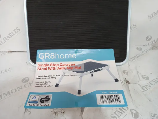 BOXED GR8 HOME SINGE STEP STOOL