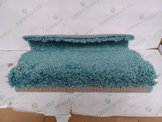 OXFORD SHAGGY RUG IN DUCK EGG BLUE // SIZE: 60 X 110CM